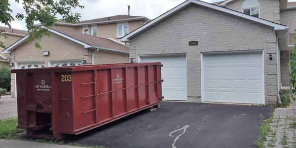 Residential bin rental
